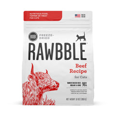BIXBI Rawbble packaging and label highlight USA-made quality.
