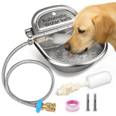 bkhdesign automatic drinking bowl with two floats provides reliable hydration for pets