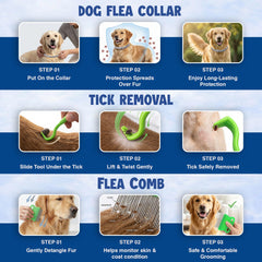 BKRMART natural ingredients repel pests while gentle on the dog's skin.