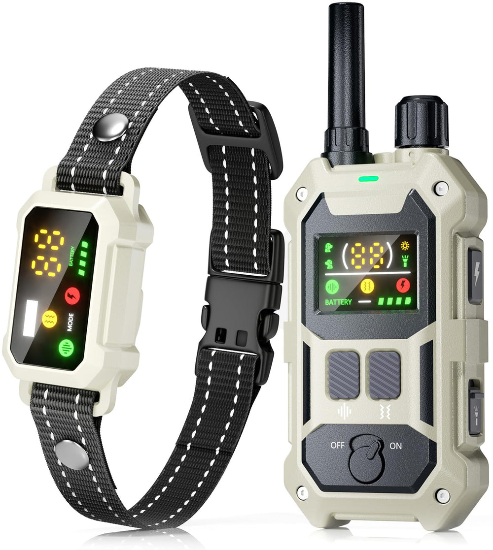 Blackdog remote-controlled training collar with night flashlight for safety