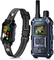 Blackdog shock collar with remote for long-range training up to 4200 feet.
