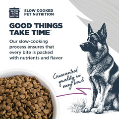Blackwood serving bowl of kibble conveys premium texture and taste