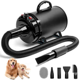 Blanlody High Velocity Dog Dryer front view highlights strong airflow for fast grooming.