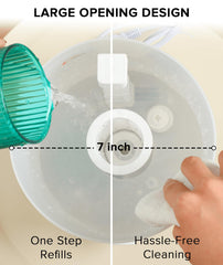 BLEREMA top-fill design enables easy refilling