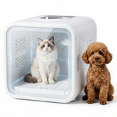 Blisspire Ultra-Quiet Pet Dryer Box with 360-degree airflow enabling fast, even drying.
