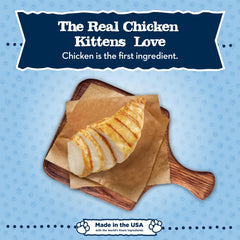 DHA and ARA in Blue Buffalo Baby BLUE support cognitive and retinal development in kittens.