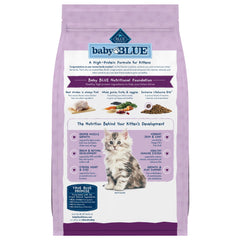 Blue Buffalo Baby BLUE DHA-ARA kibble close-up highlighting development support