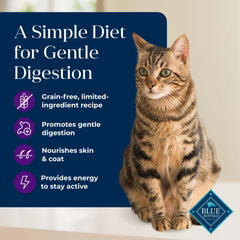 Blue Buffalo Basics Gentle Digestion with pumpkin and pea fiber for stomach comfort
