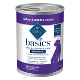 Blue Buffalo Basics senior wet food with turkey first ingredient supports digestion