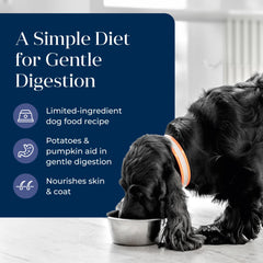 Blue Buffalo Basics skin-coat image illustrating omega-three and omega-six nourishing nutrients