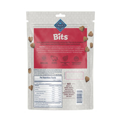 Blue Buffalo Bits soft training treats ideal for puppies to seniors during daily training.