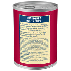 Blue Buffalo Freedom grain-free wet food emphasizes gluten-free formula