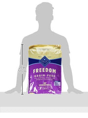Blue Buffalo Freedom mature cat ingredient image emphasizes real chicken as the first ingredient.
