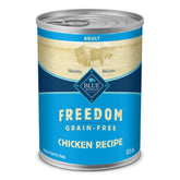 Blue Buffalo Freedom wet dog food with chicken first ingredient supports balanced meals for dogs