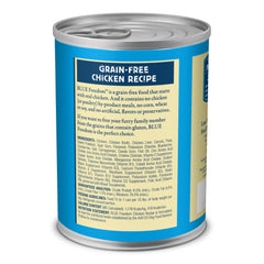 Blue Buffalo Freedom grain-free wet dog food showcases gluten-free recipe for dogs with sensitivities