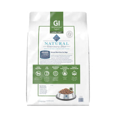 Blue Buffalo whitefish-first ingredient highlights protein for sensitive stomachs.