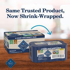 Blue Buffalo Homestyle Lamb dinner cans highlighting high-quality protein and natural ingredients