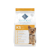 Blue Buffalo KS Kidney Support dry dog food bag featuring real chicken for kidney-friendly nutrition.