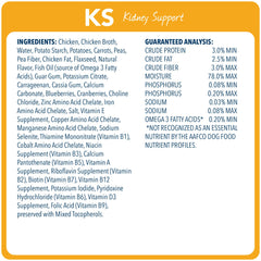 Blue Buffalo KS kidney-support wet dog food pack of 12, convenient daily portions.