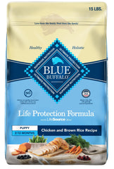 Blue Buffalo Life Protection Puppy with real chicken first and brown rice