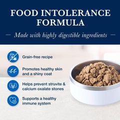 Blue Buffalo NVD no chicken by-product meals supports diverse canine diets