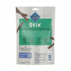 Blue Buffalo Stix Pepperoni-Style Treats entice dogs with tender meat.