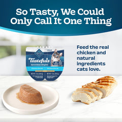 Blue Buffalo Tastefuls built-in chopper aids easy serving without utensils