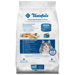 Blue Buffalo Tastefuls kibble texture close-up indicating palatability and natural ingredients