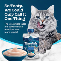 No poultry byproduct meals in BLUE Tastefuls Purees.