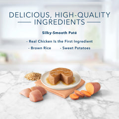 High moisture wet cat food supports daily hydration.