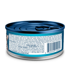 Blue Buffalo Tastefuls pate turkey and chicken entrée can highlights natural ingredients.