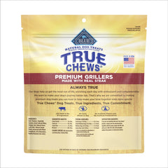 Blue Buffalo True Chews USA-made emblem on package signals quality ingredients