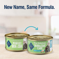 Blue Buffalo True Solutions 24-can case shows convenient wet cat food for hydration