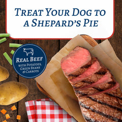 Serving wet dog food on kibble to boost flavor and texture