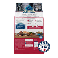 Blue Buffalo Wilderness high-protein kibble ready to satisfy active dogs
