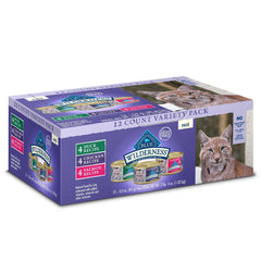 Blue Buffalo Wilderness pate chicken can offers real meat to fuel an active adult cat.