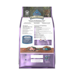 Blue Buffalo Wilderness Puppy chicken-free recipe showcases clear no-chicken formulation.