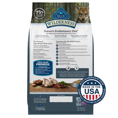 Blue Buffalo Wilderness Puppy real-chicken-first-ingredient supports strong growth and energy