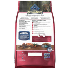 Blue Buffalo Wilderness puppy food bowl showcases kibble texture for active puppies.