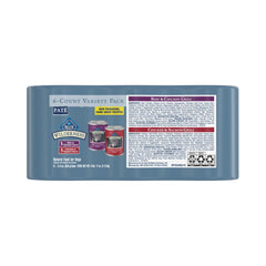 Blue Buffalo Wilderness salmon and chicken wet food can β grain-free protein option for dogs.