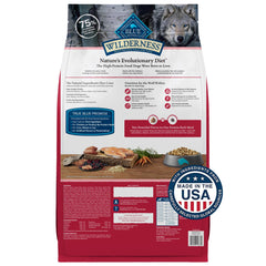 Blue Buffalo Wilderness Salmon Recipe high-protein dry food for active dogs