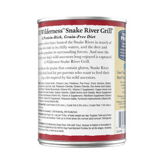 Blue Buffalo Wilderness trout-venison-rabbit ingredients highlight protein-rich sources.