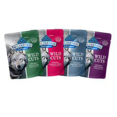 Blue Buffalo Wilderness Trail Toppers beef pouch with hearty gravy to enhance kibble flavor