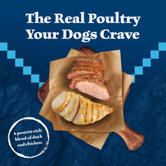 Blue Buffalo Wilderness wet dog food in a bowl shows appealing texture and aroma
