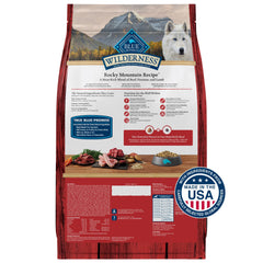 Blue Buffalo Wilderness wholesome grains bowl highlights oats barley and brown rice for steady energy