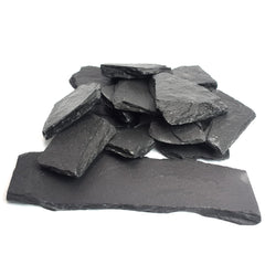 BLUE HANDCART slate stone 2-3 inch pieces for aquascaping and terrariums