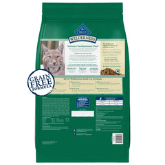 Blue Wilderness Duck Recipe bowl close-up highlights kibble texture ideal for crunchy meals.