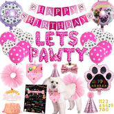 Bluegogo dog party bandana adds colorful comfy style for birthday looks