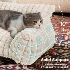 blunique large cat sofa bed provides extra space for stretching and cozy naps