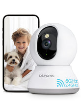 Blurams Pet Camera 2K with 360° coverage for full room monitoring.